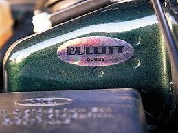 Original 2001 Mustang Bullitt ID Label - Ford Show Parts